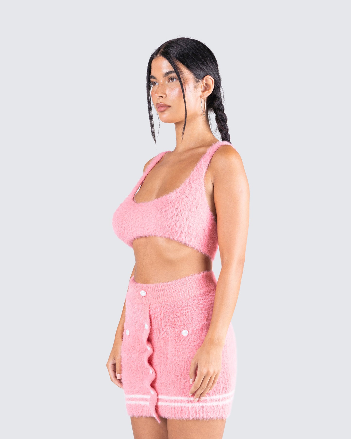 Joss Knit Scoop Neck Cropped Top