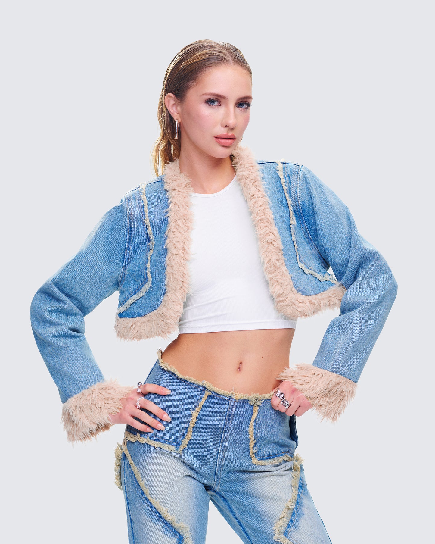 Kaiana Blue Denim Y2K Set