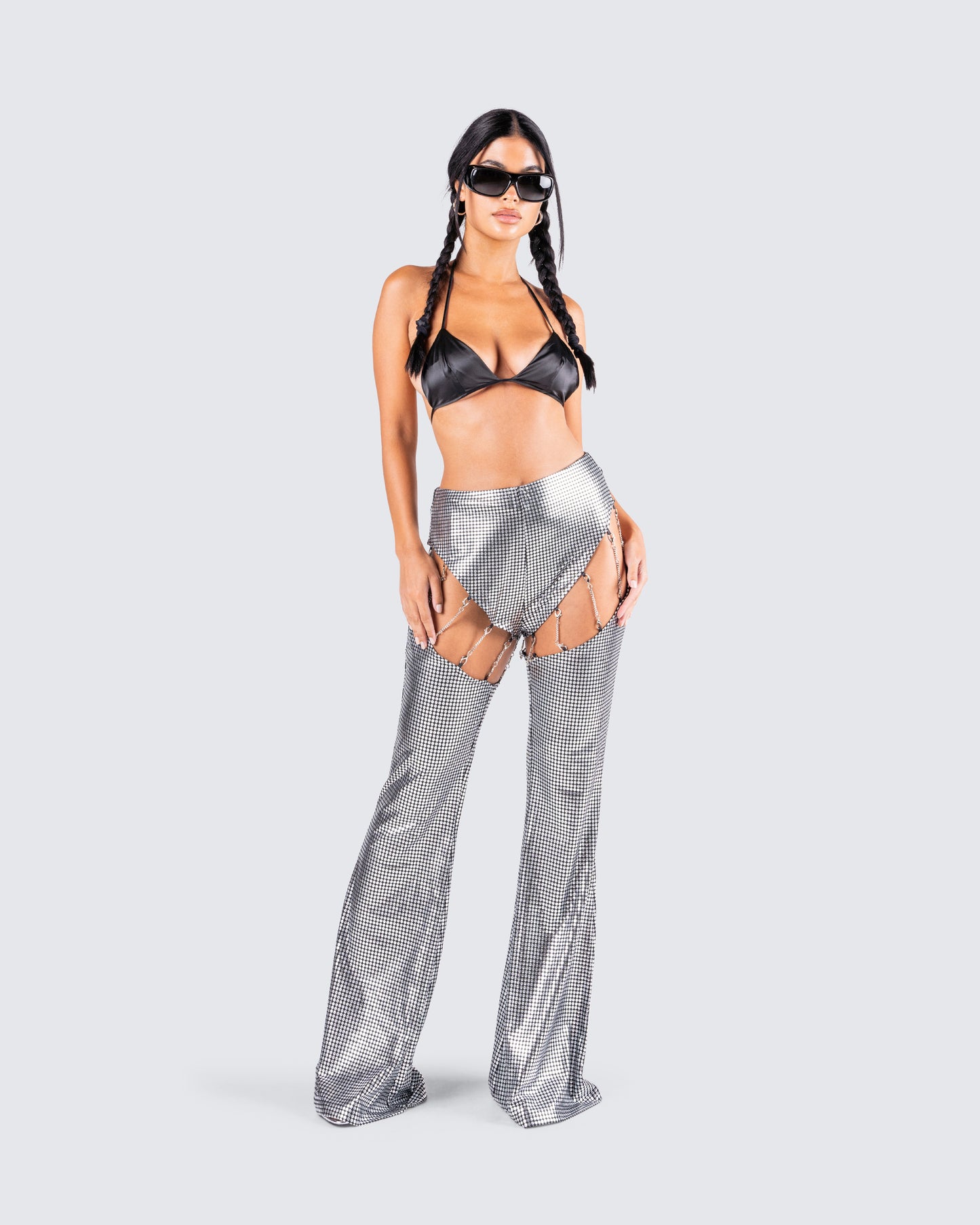 Kaito Black Triangle Bralette Top