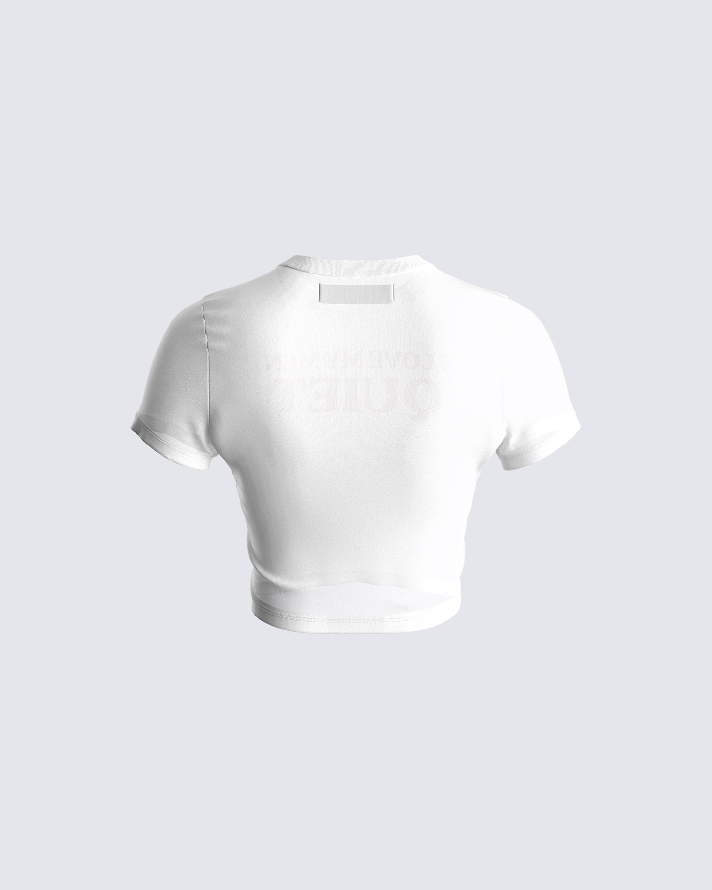 Kalea White Jersey Graphic Top