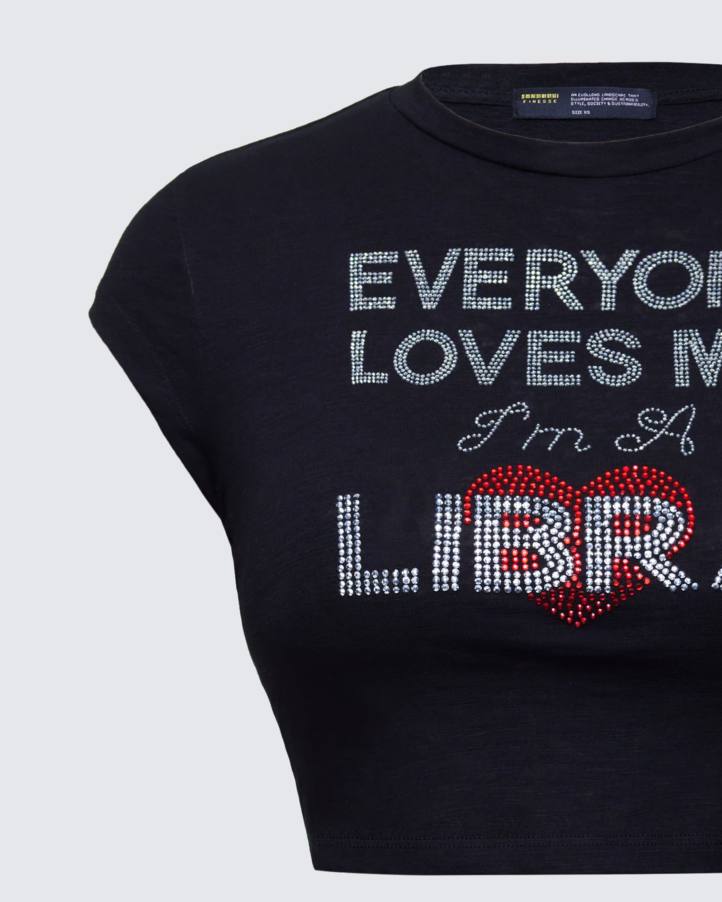 Kari Black Libra Graphic Top