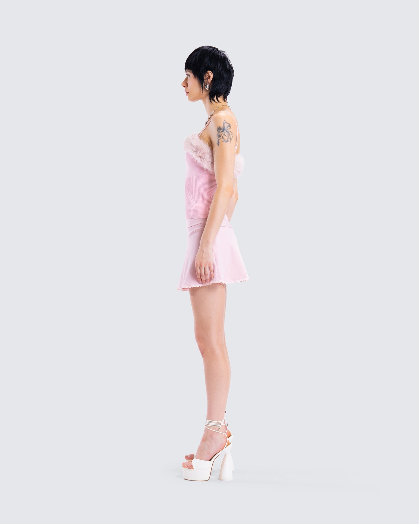 Karlissa Pink Faux Fur Set