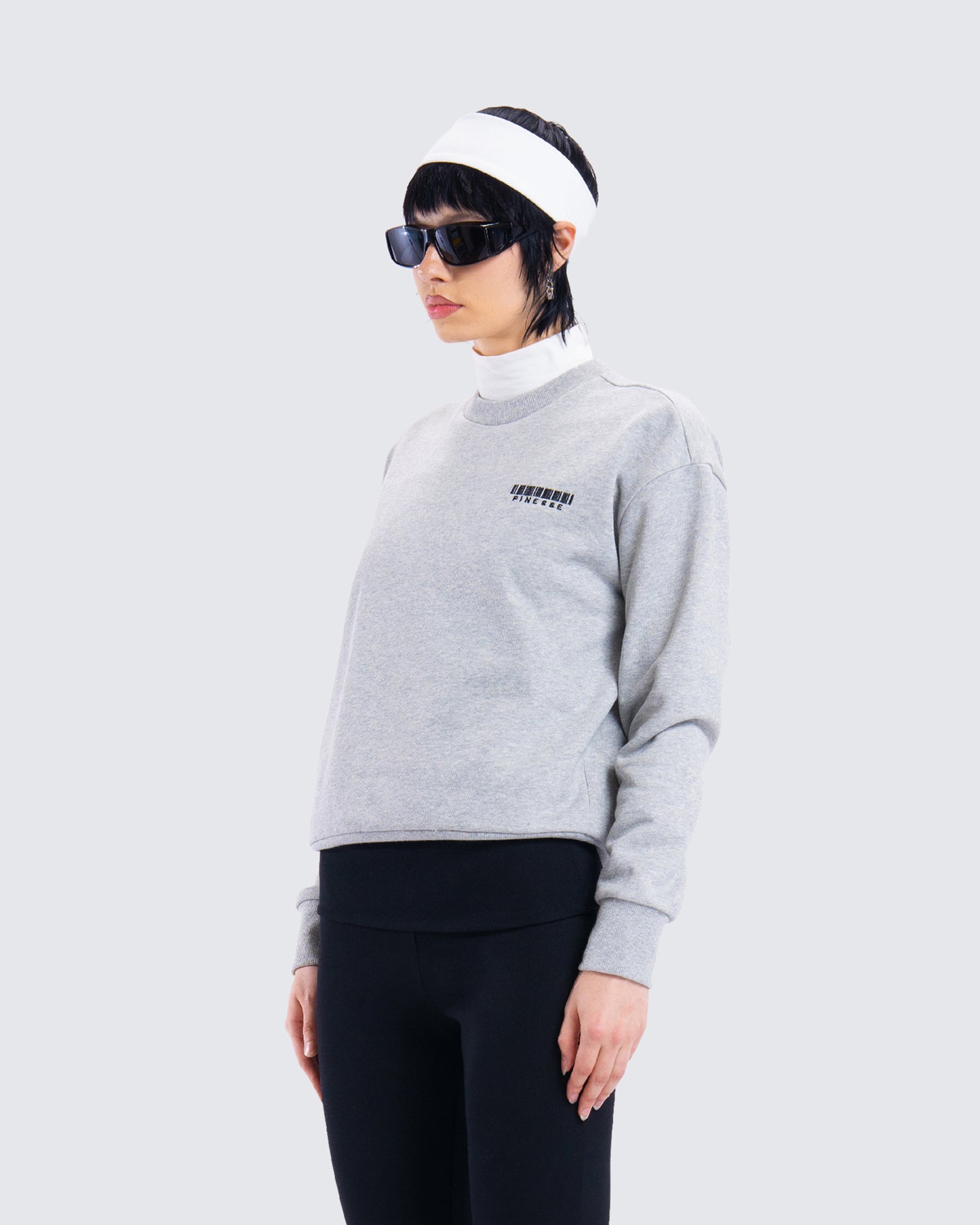 Kemi Heather Grey Logo Sweatshirt