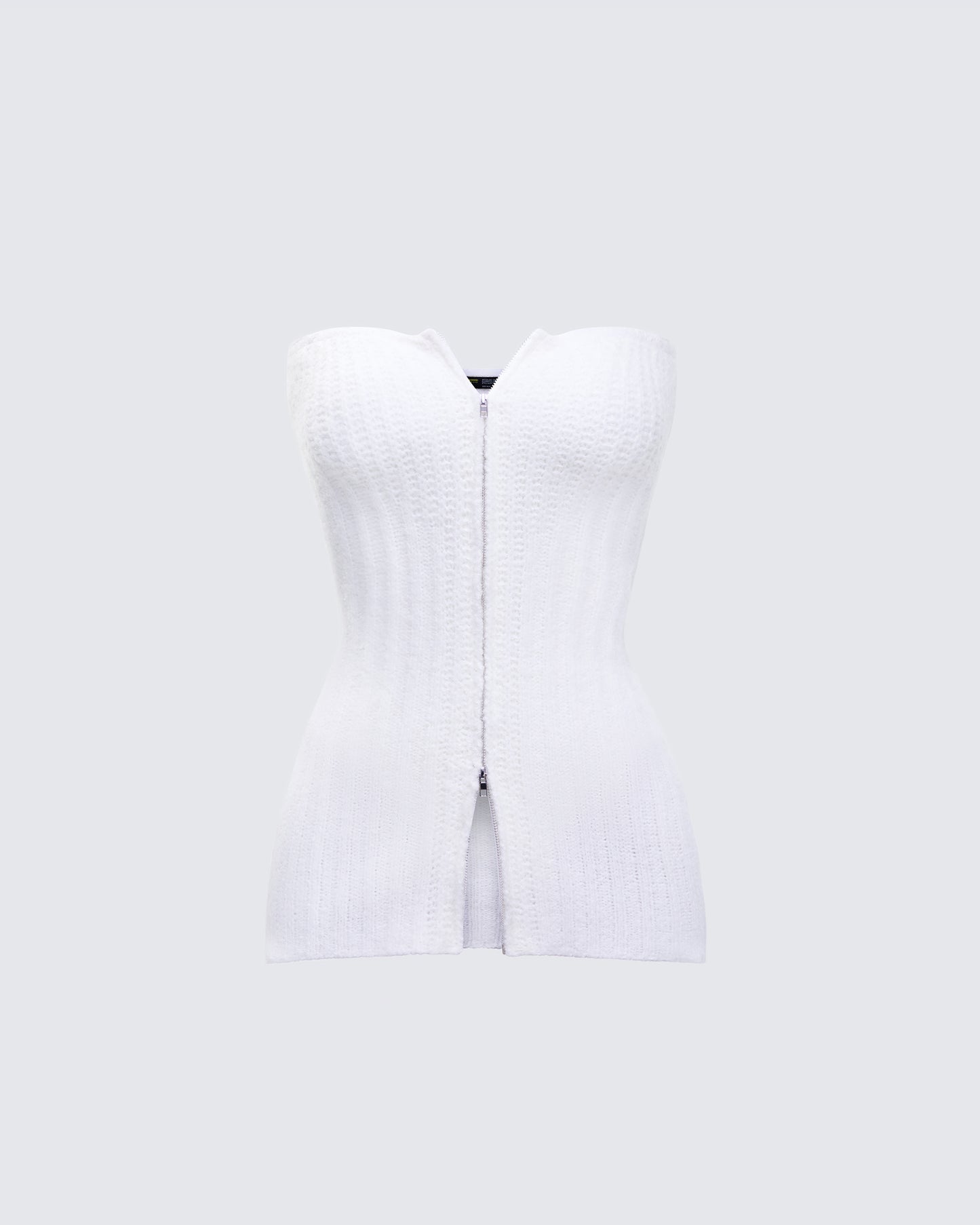 Kinsey Ivory Sweater Knit Tube Top product front