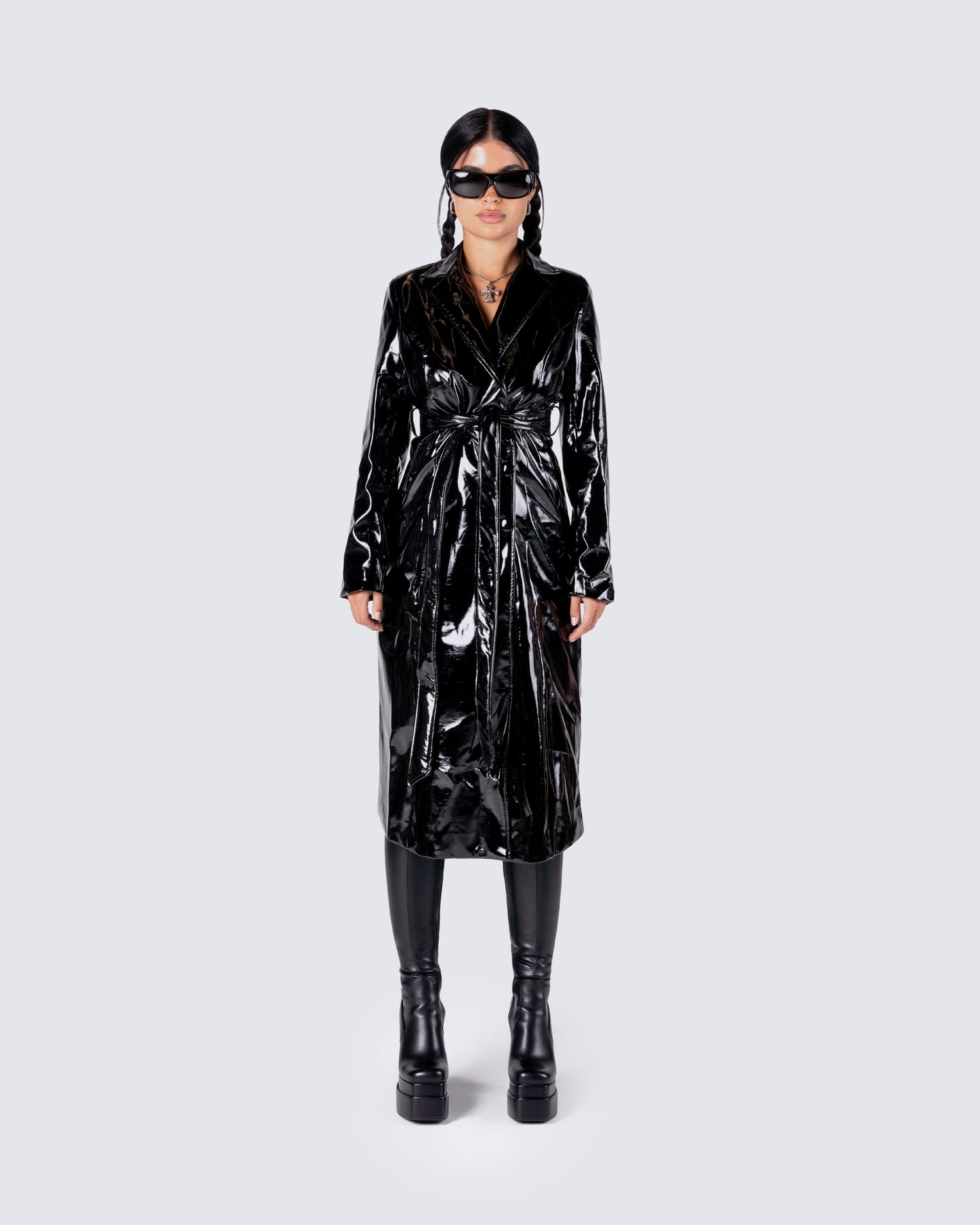 Knox Vegan Leather Coat