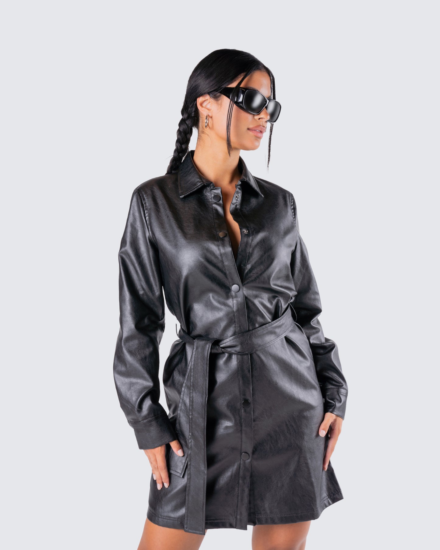 Kylie Vegan Leather Jacket
