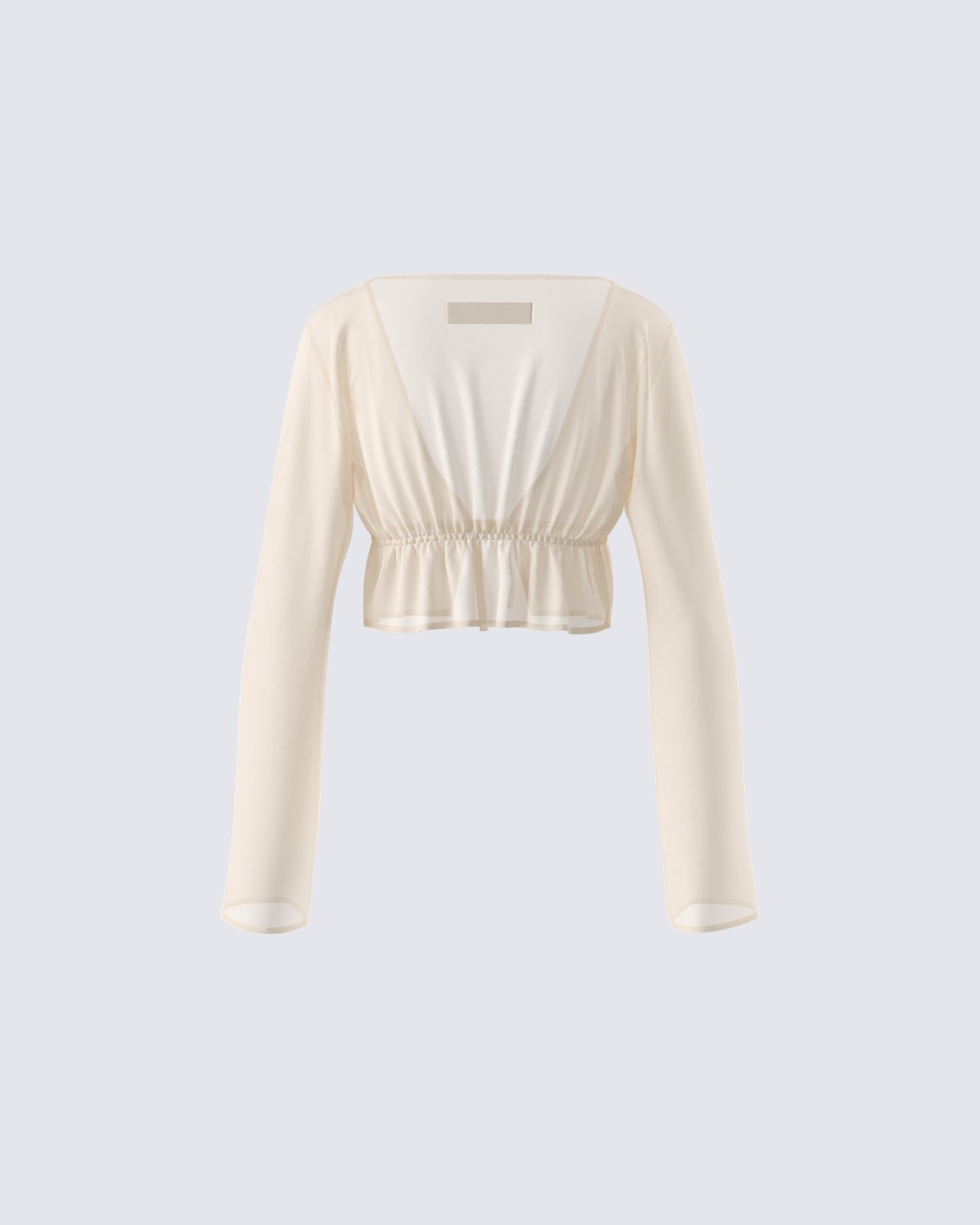 Lennon Cream Mesh Top