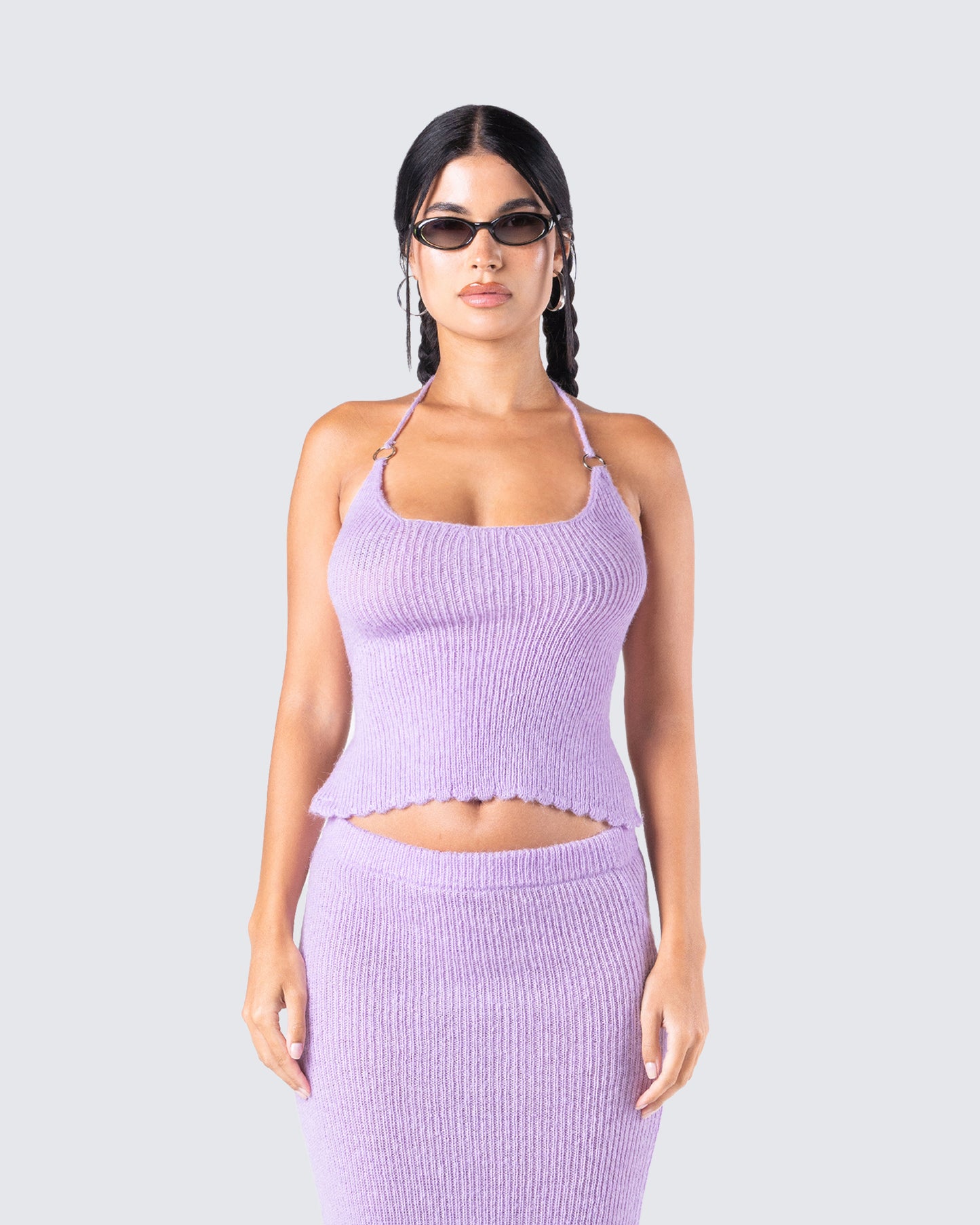 Liberty Lavender Knit Top