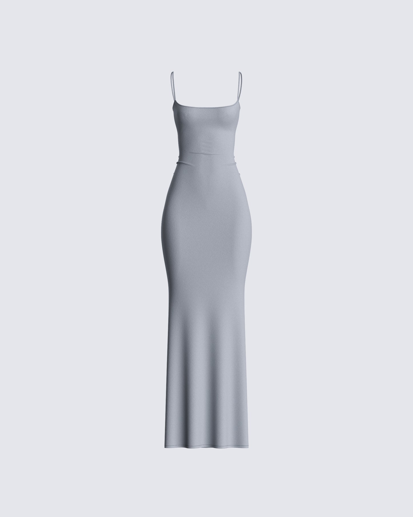 Lilibet Grey Maxi Dress 3d product front