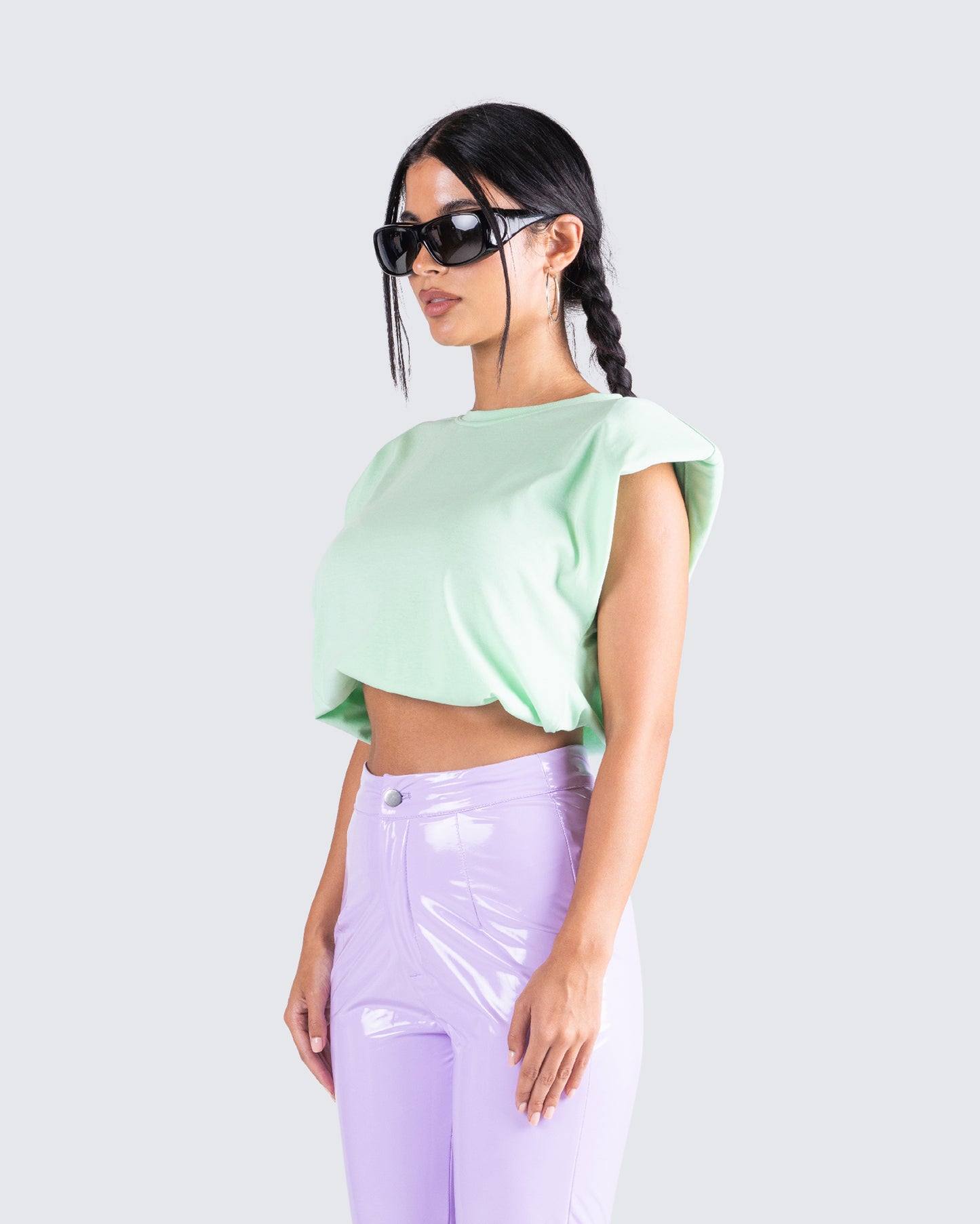 Lily Shoulder Pad Top