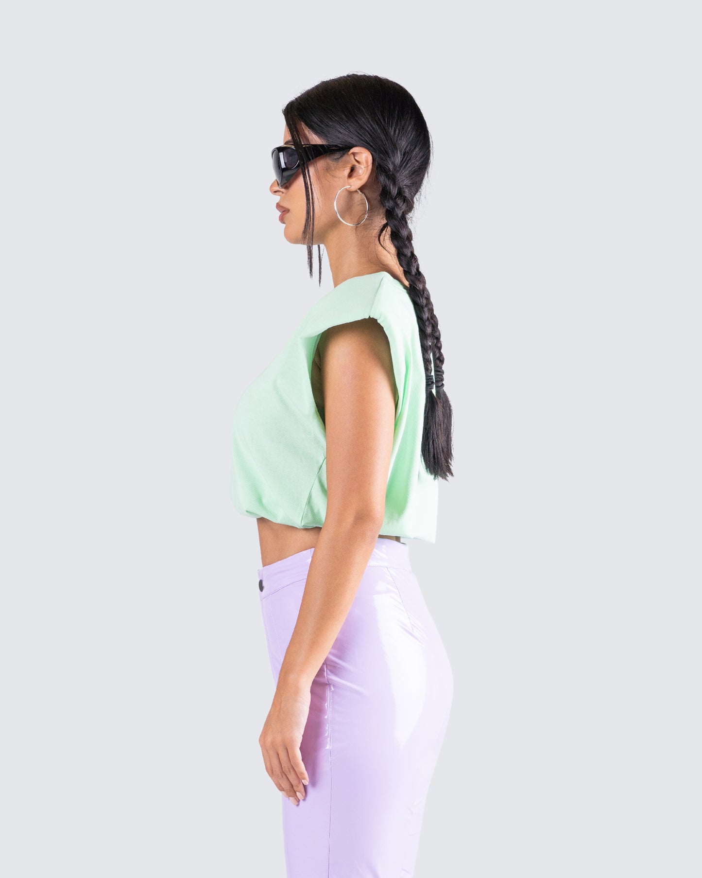 Lily Shoulder Pad Top