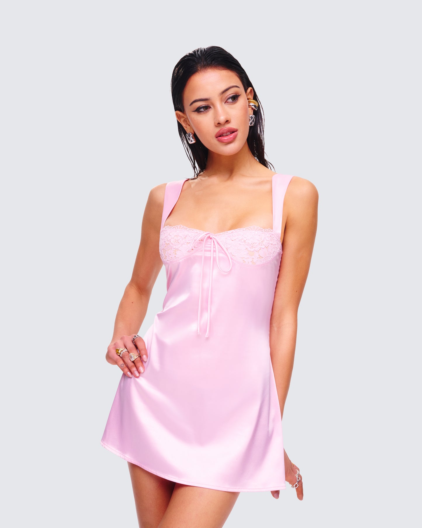 Mabel Pink Mini Dress