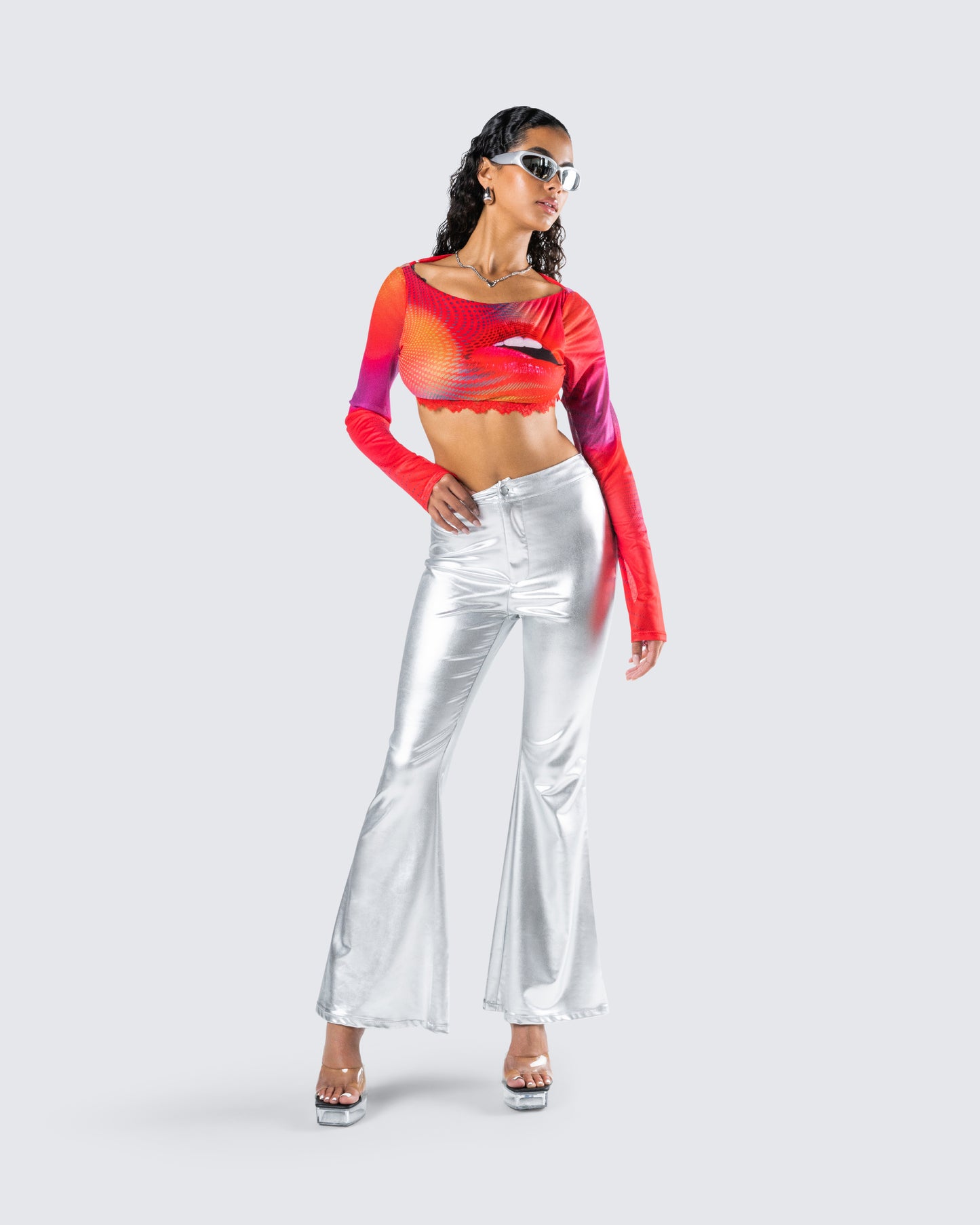 Maddox Abstract Print Top