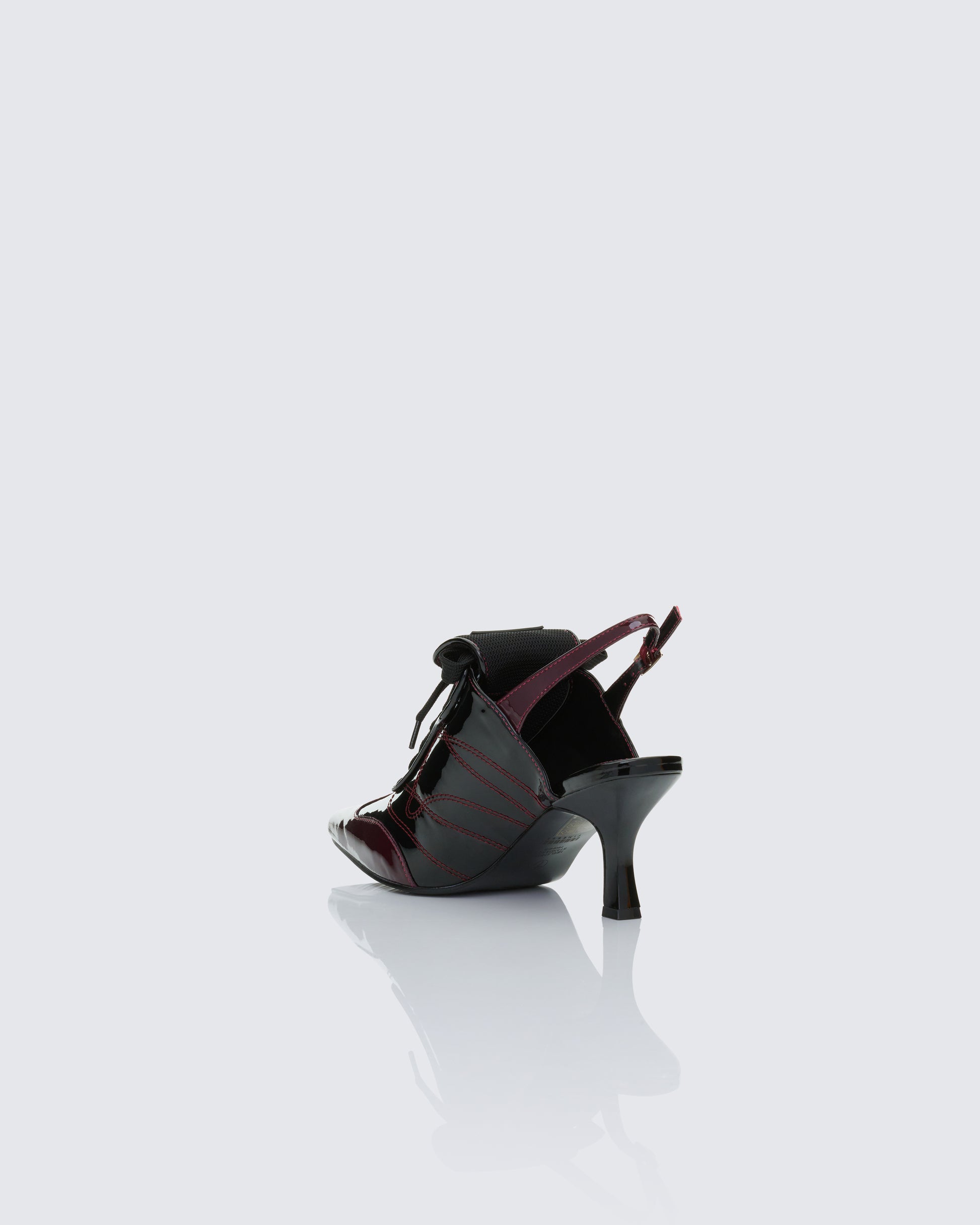 Women's black mules styled on model – FINESSE
