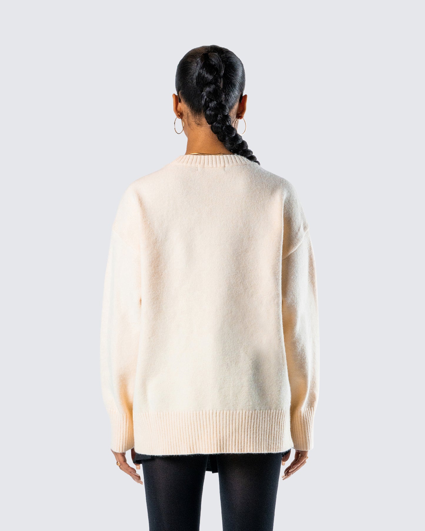 Magnolia Cream Sweater Knit Top