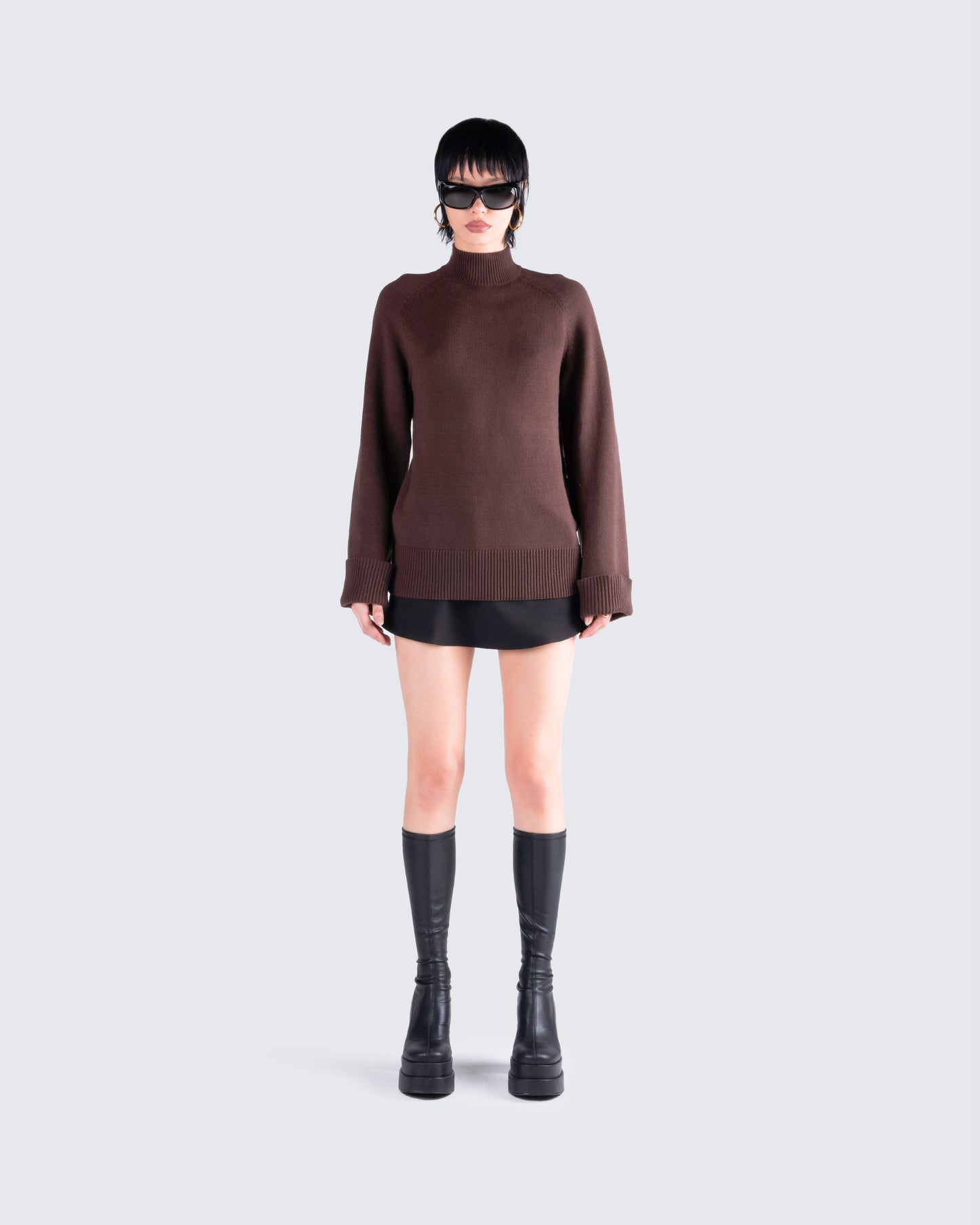 Meera Sweater Set model front