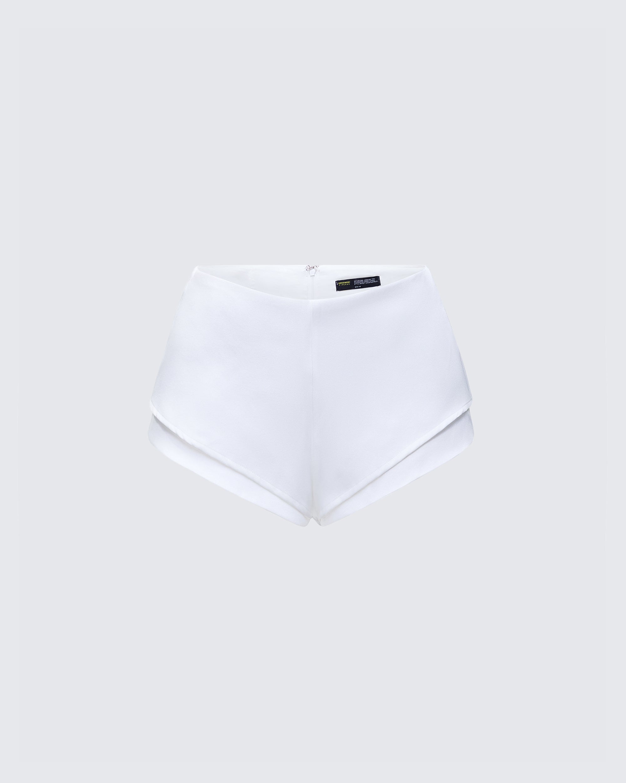 white dress shorts womens Women's Tailored | Avara interior and exterior button Five belt loops Hand wash or dry clean In Natural and Black Color White Tailored Shorts - High