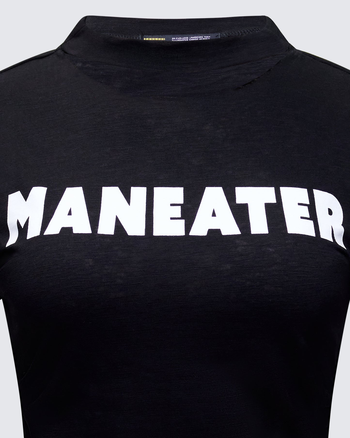 Monte Black Jersey Graphic Top