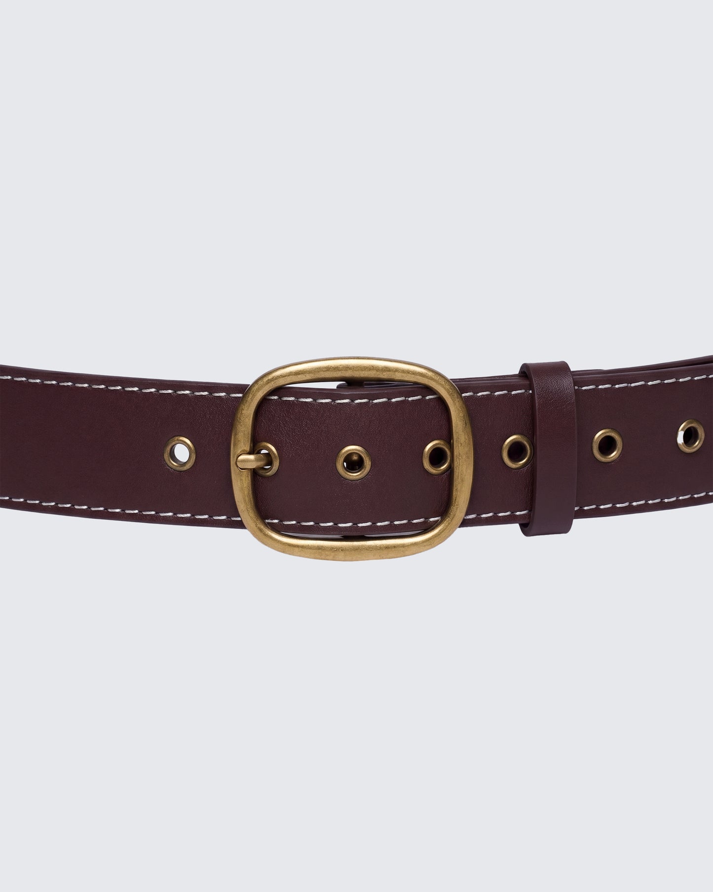 Nadi Brown Vegan Leather Belt