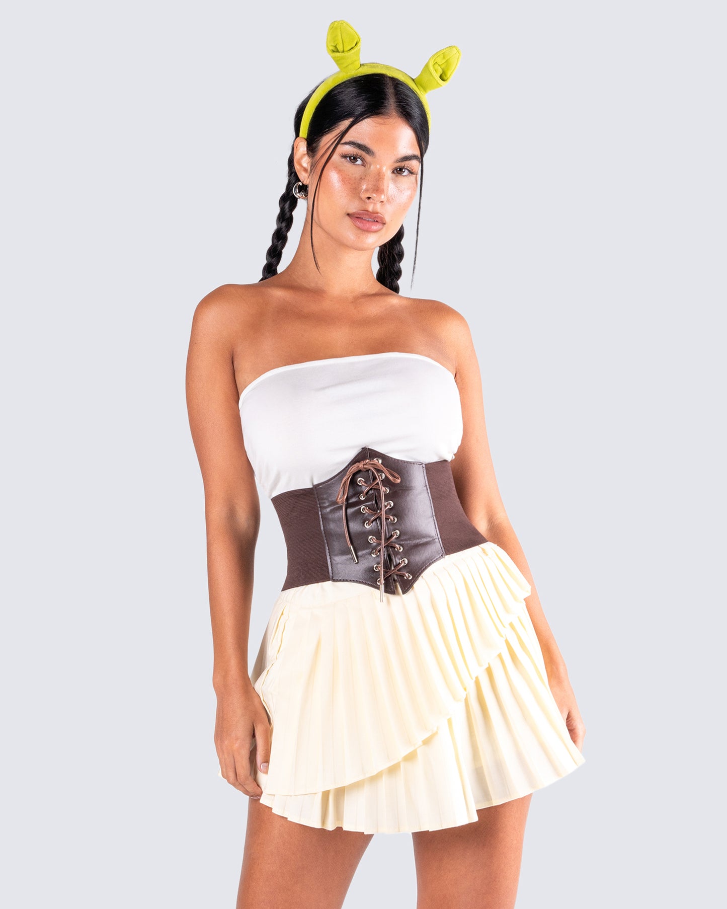 Naina Brown Corset Belt
