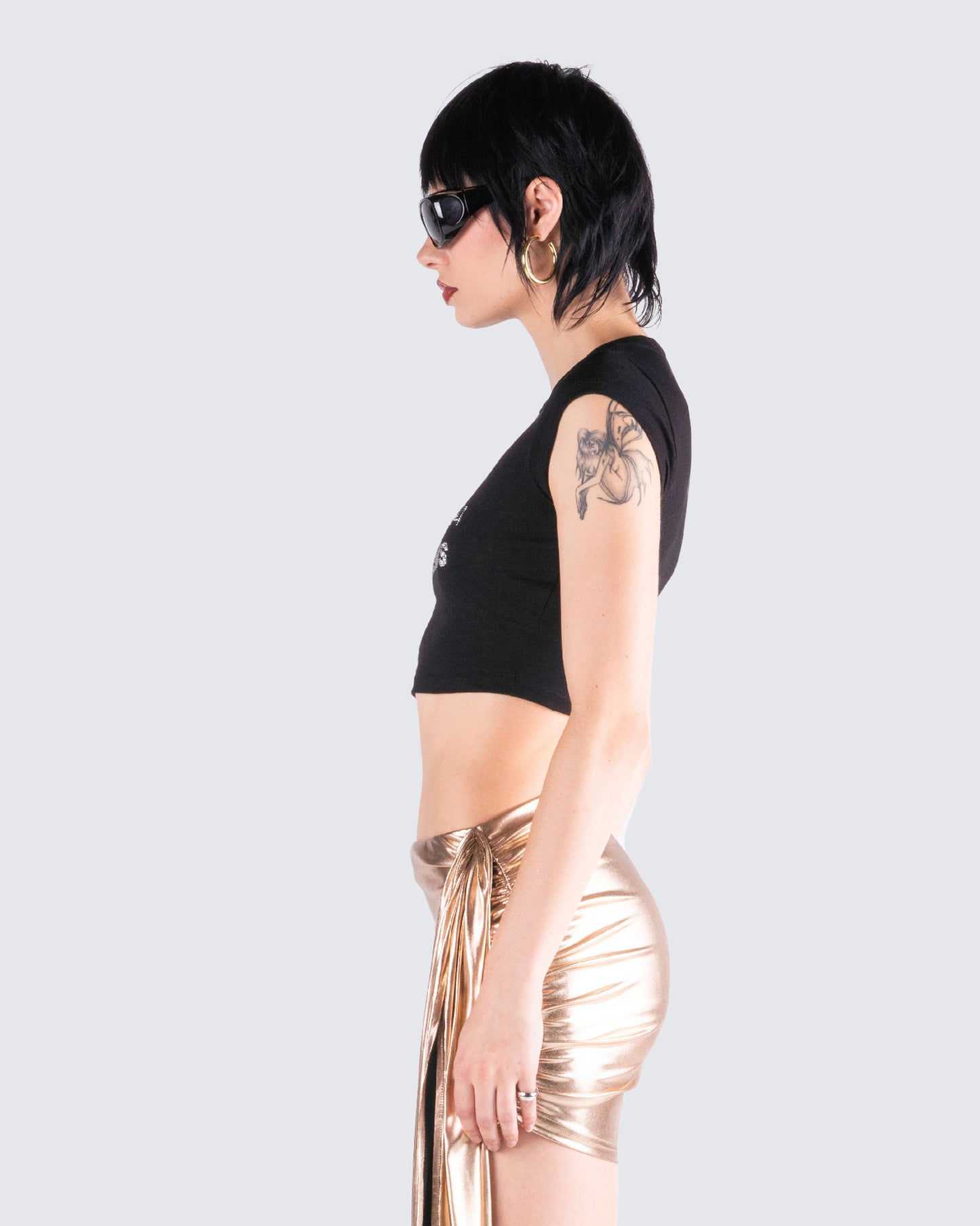 Naja Black Sagittarius Graphic Top
