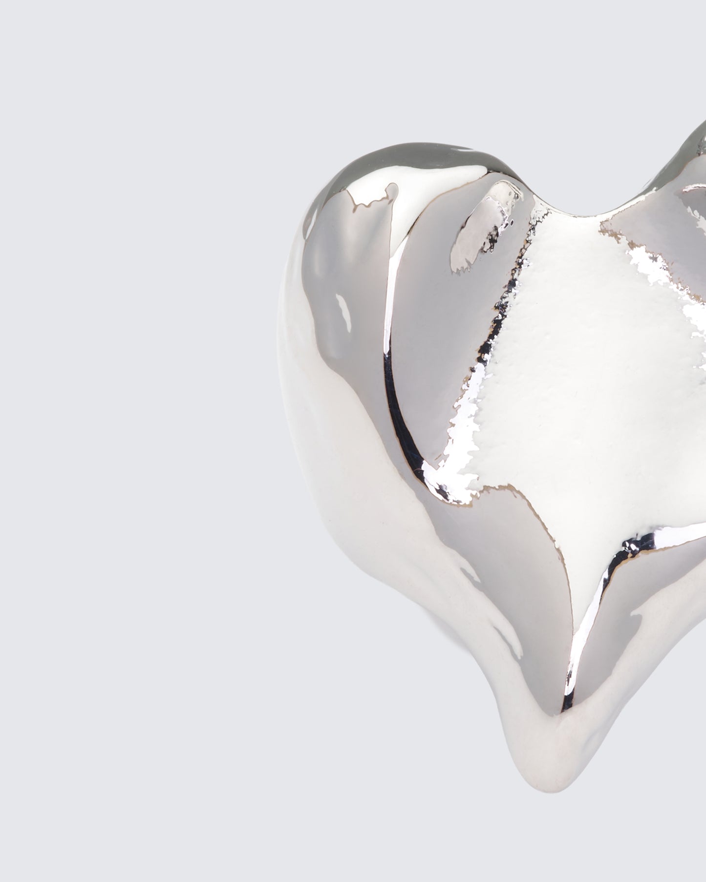 Nerina Silver Drop Heart Ring