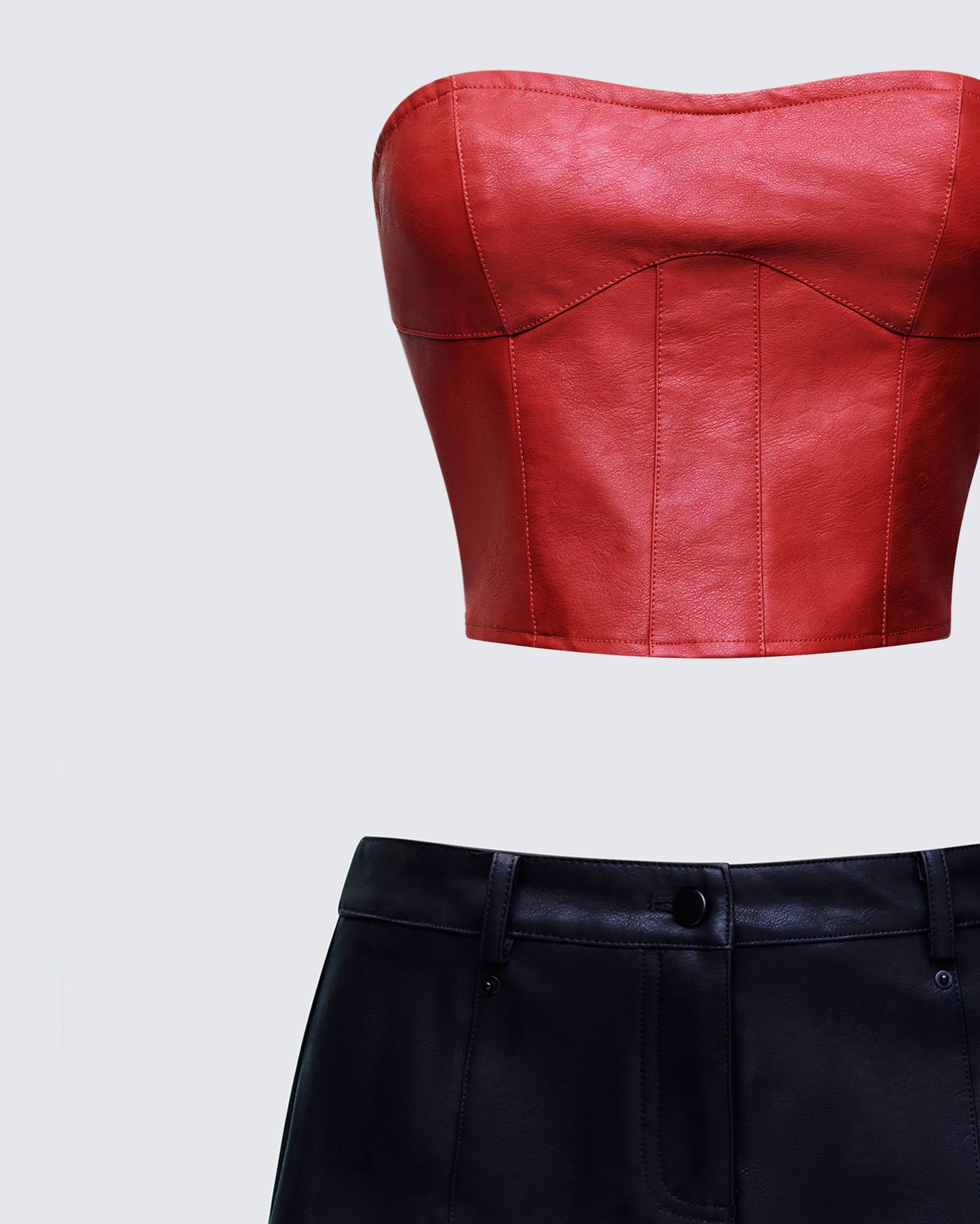 Novia Red Leather Set β¨