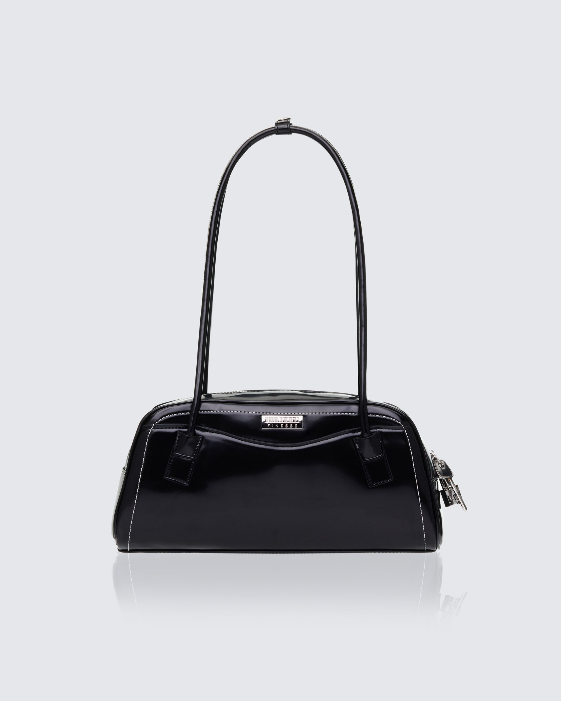 Nyra Black Iconic Bowler Bag product front