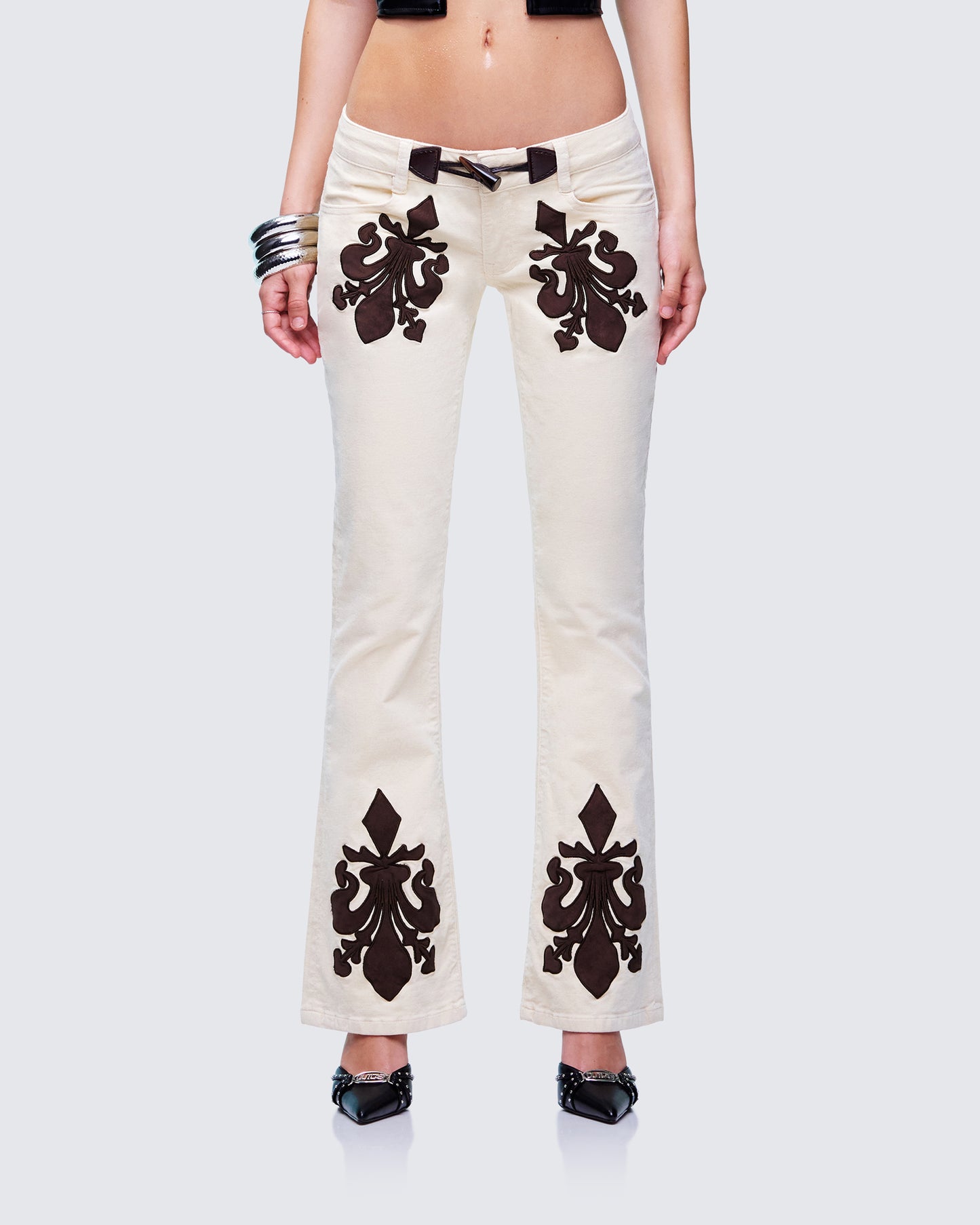 Oakley Ivory Cord Western Pants model front