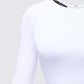 Women's white mini dress alternate angle – FINESSE
