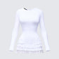 Women's white mini dress – FINESSE