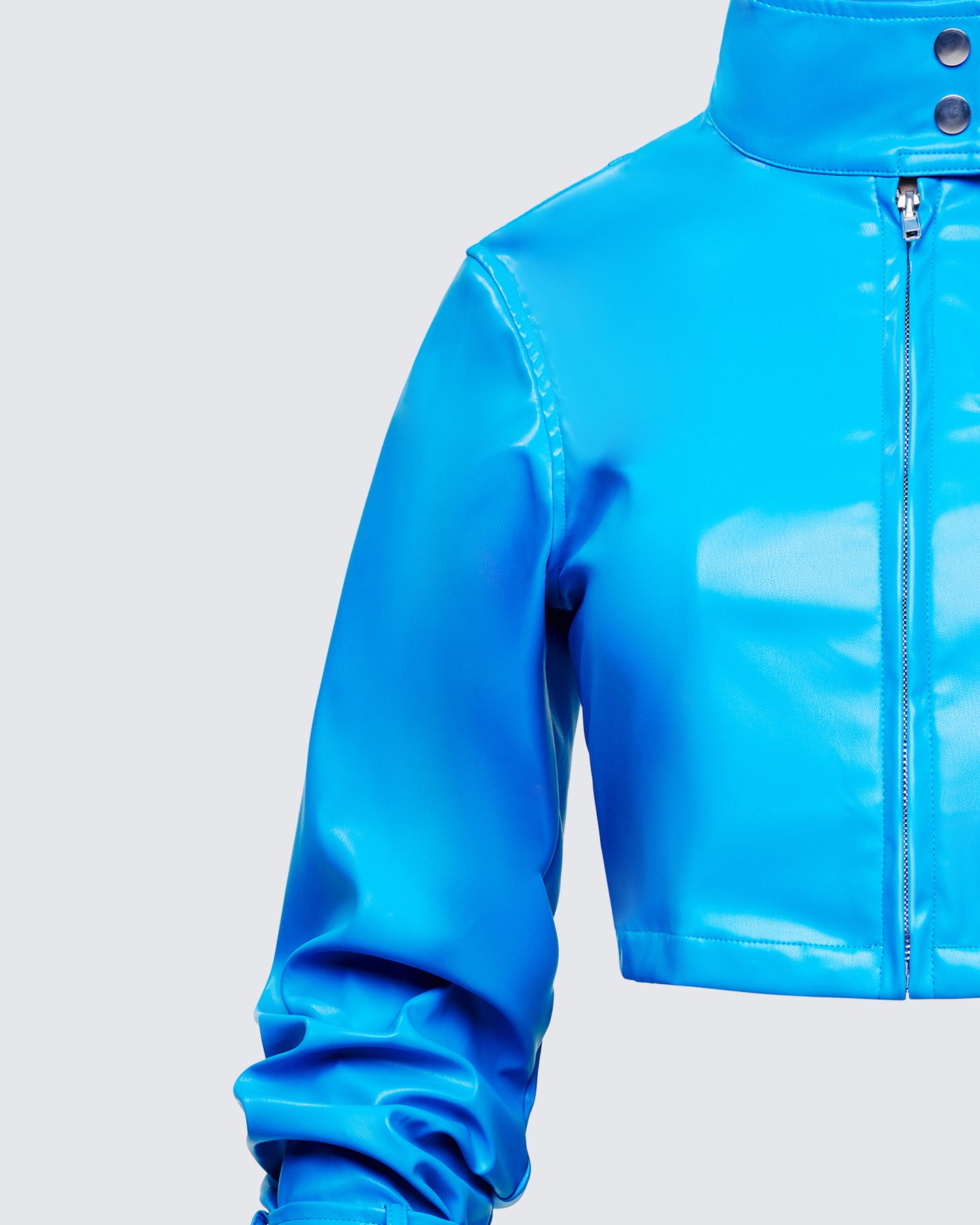 Women's blue matching set alternate angle – FINESSE