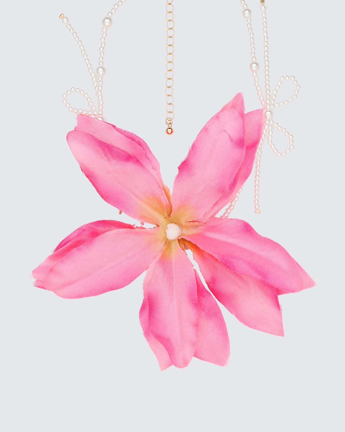 Pink choker front view – FINESSE