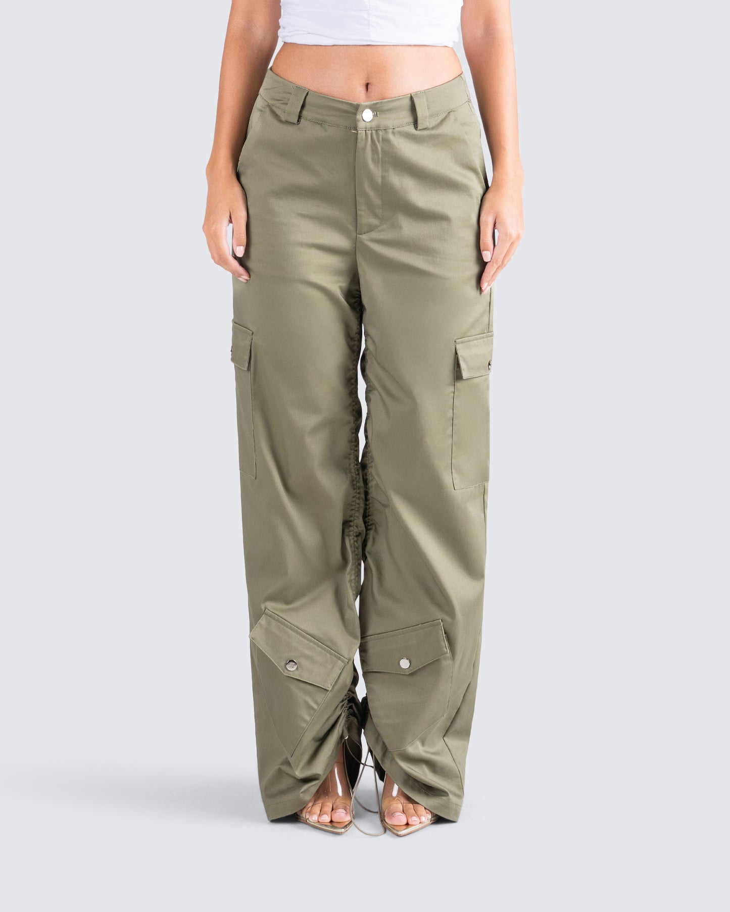 Rachel Olive Cargo Pant