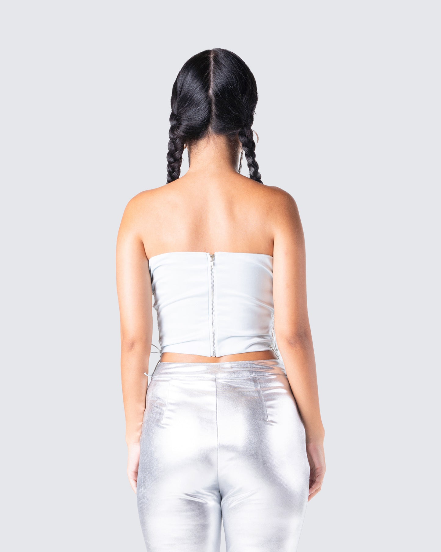 Rory Blue Corset Top