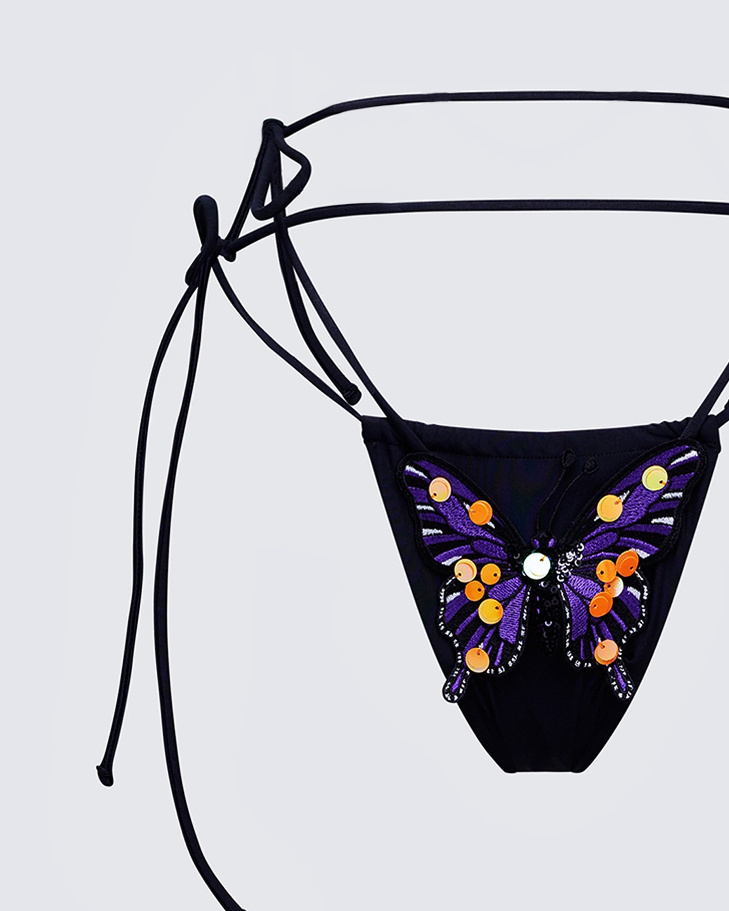 Saffy Butterfly Applique Bikini Bottom