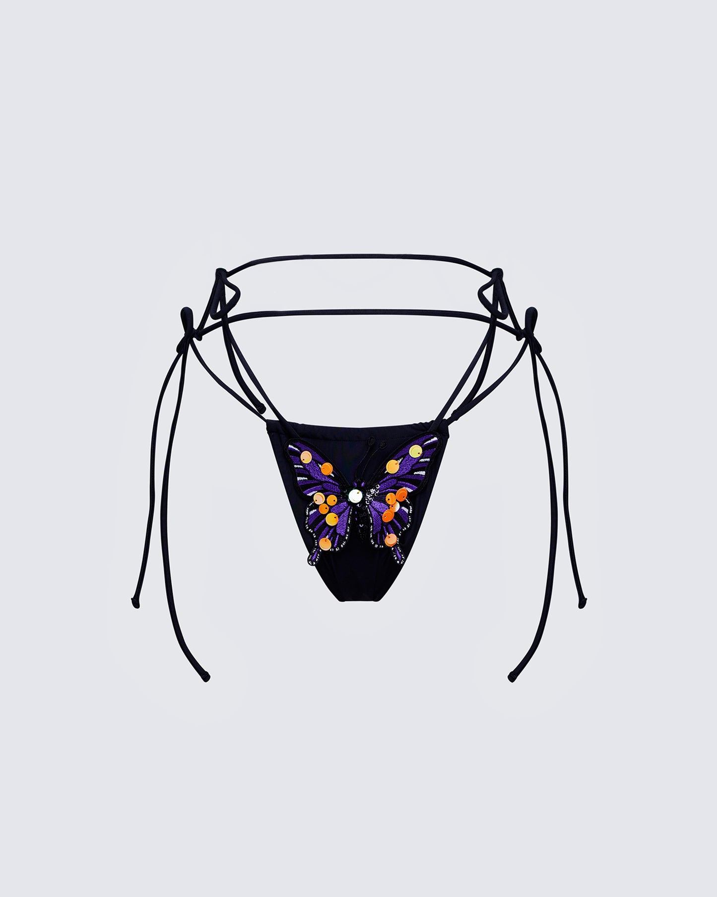 Saffy Butterfly Applique Bikini Bottom