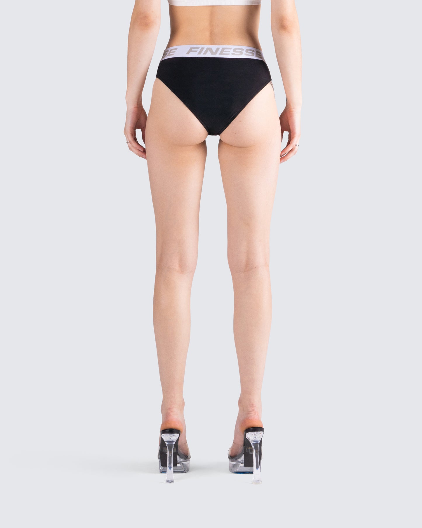 Samia Black Logo Panty
