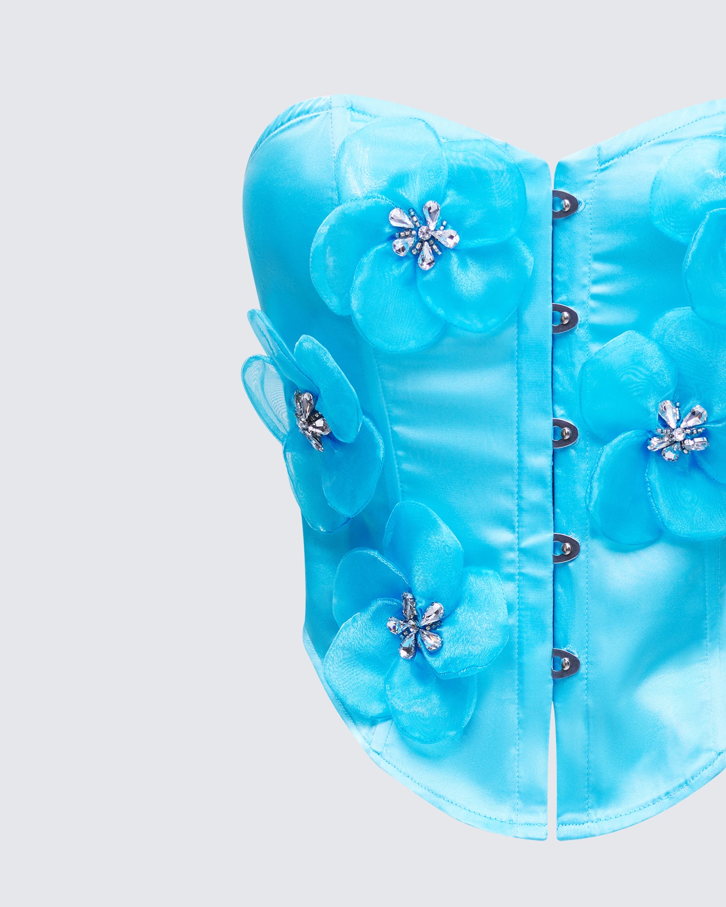 Saranna Blue Flower Corset
