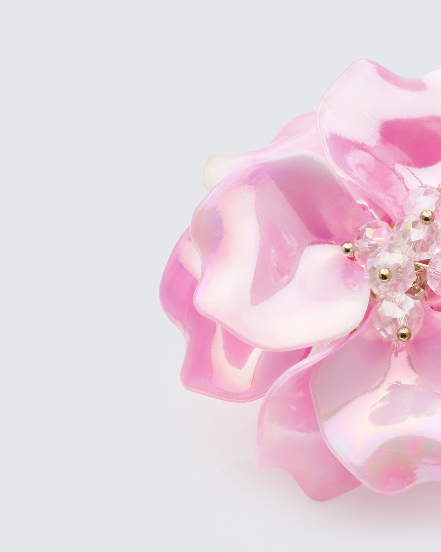 Signe Pink Sculpted Flower Ring