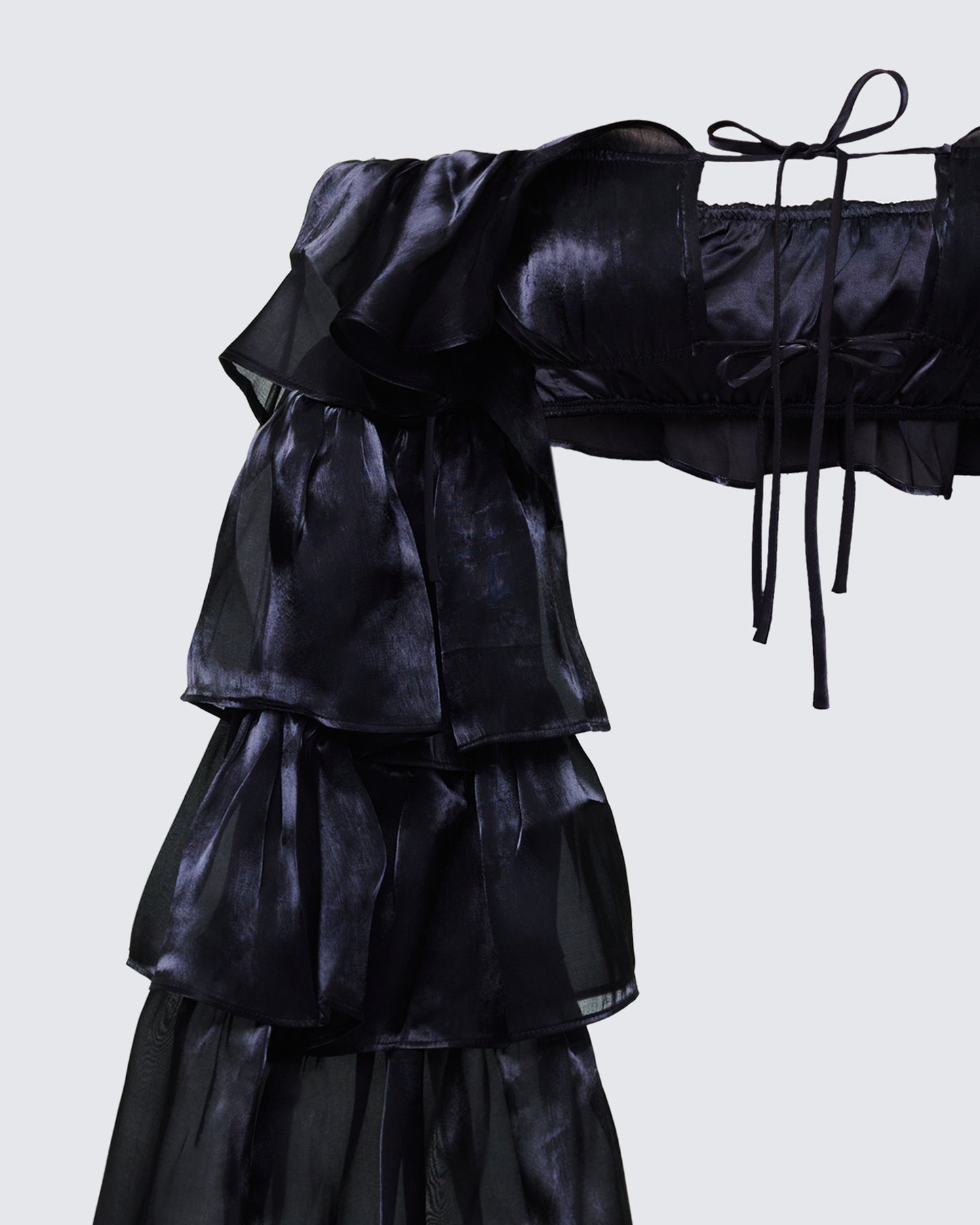Skipper Black Ruffle Set - close up detail