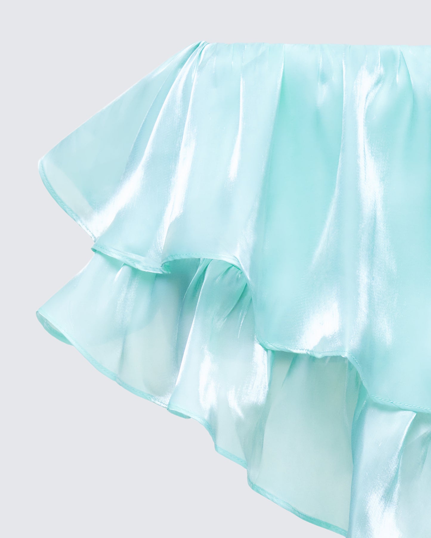 Skipper Green Ruffle Set - close up detail