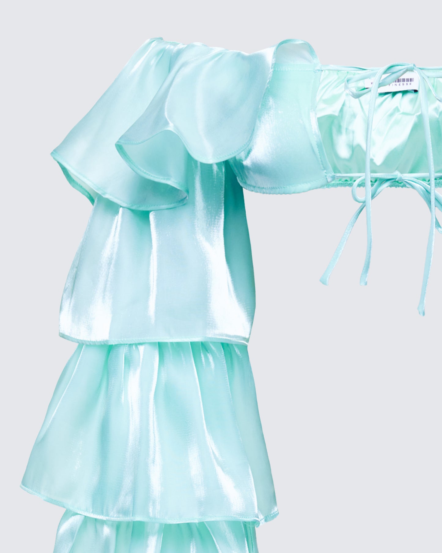 Skipper Green Ruffle Set - close up detail