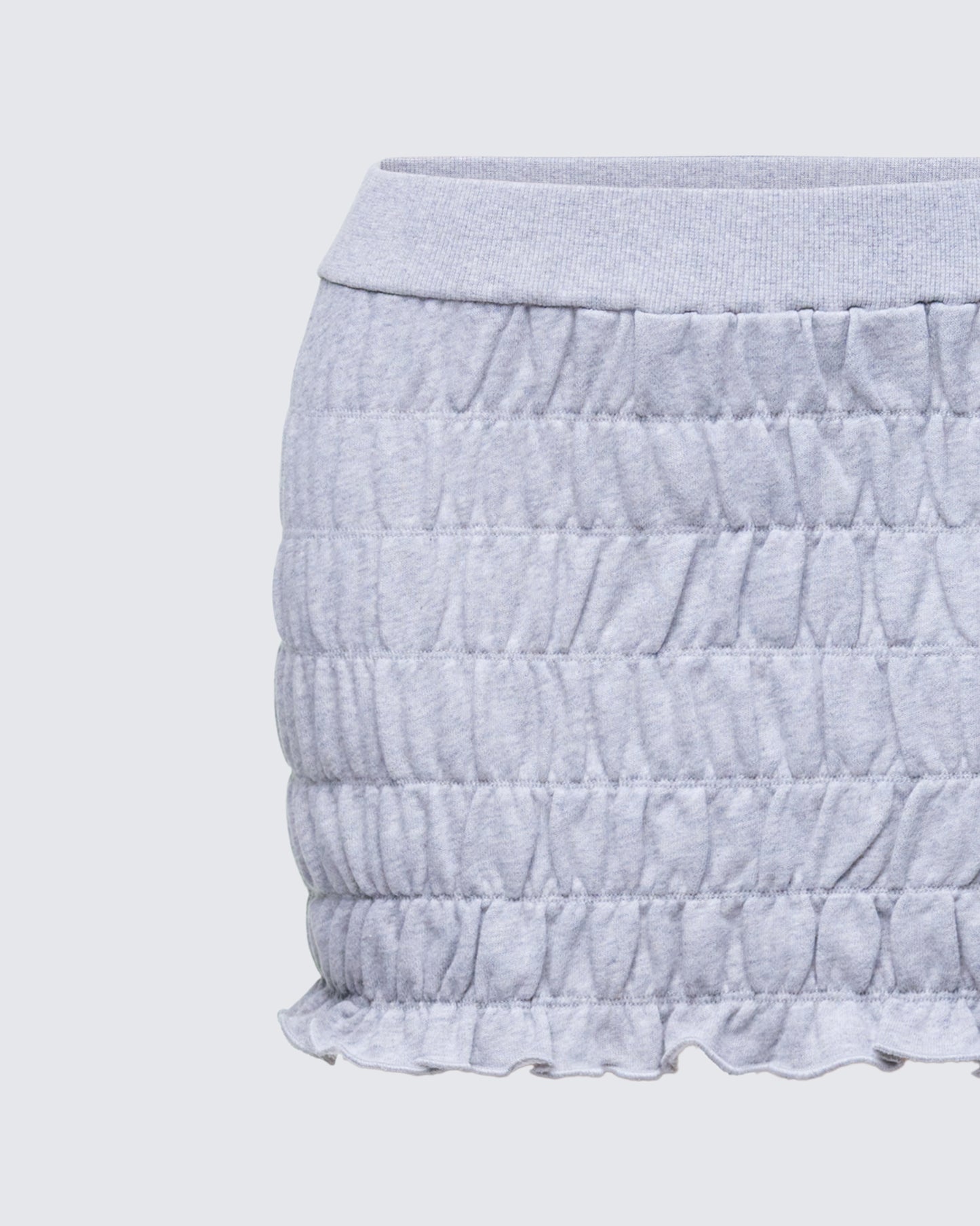 Women's grey cotton matching set alternate angle – FINESSE