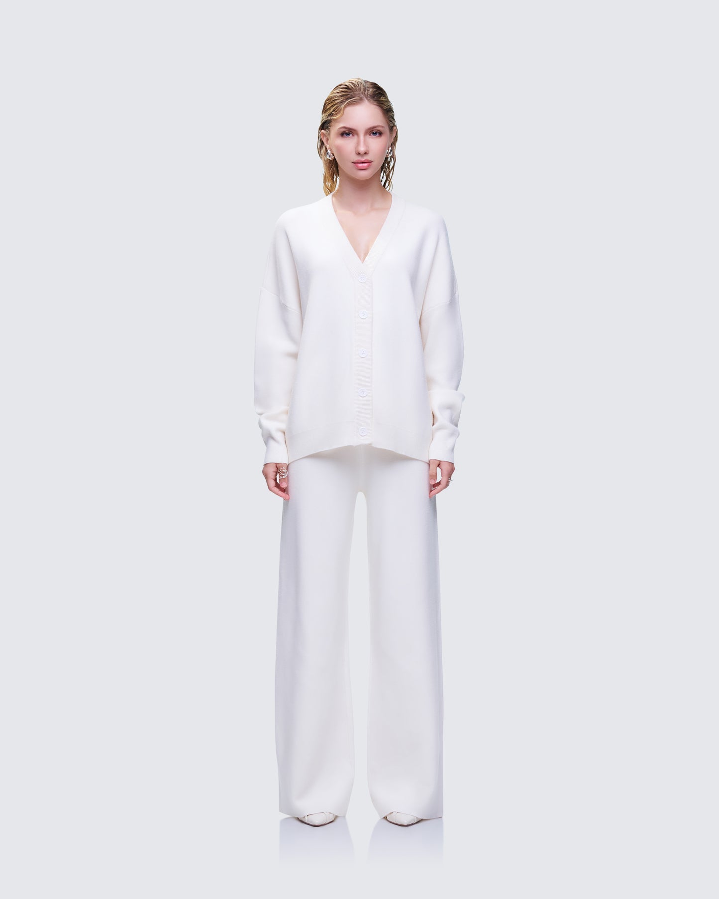 Sylvana Cream Knit Set