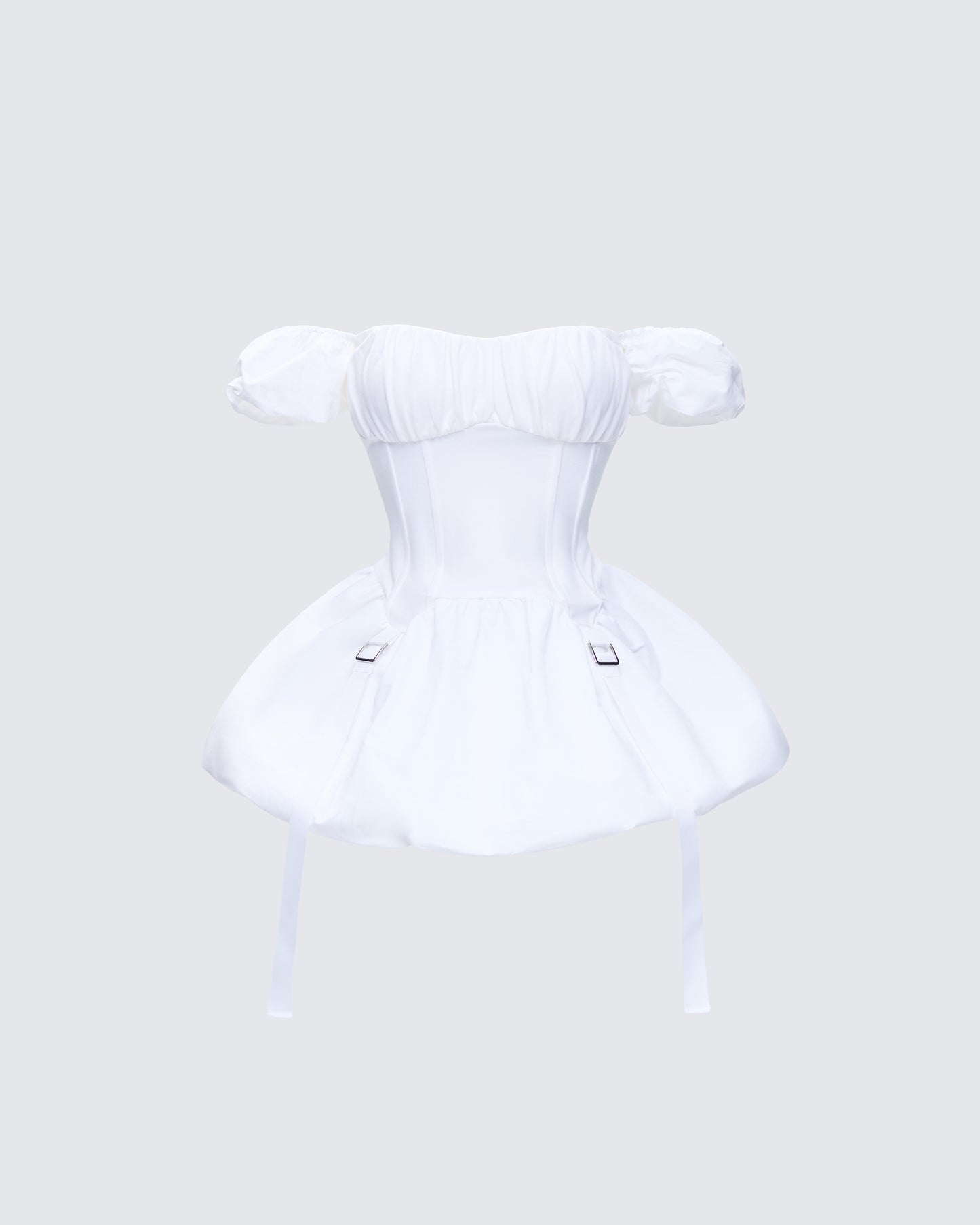 Tabitha White Corset Mini Dress product front