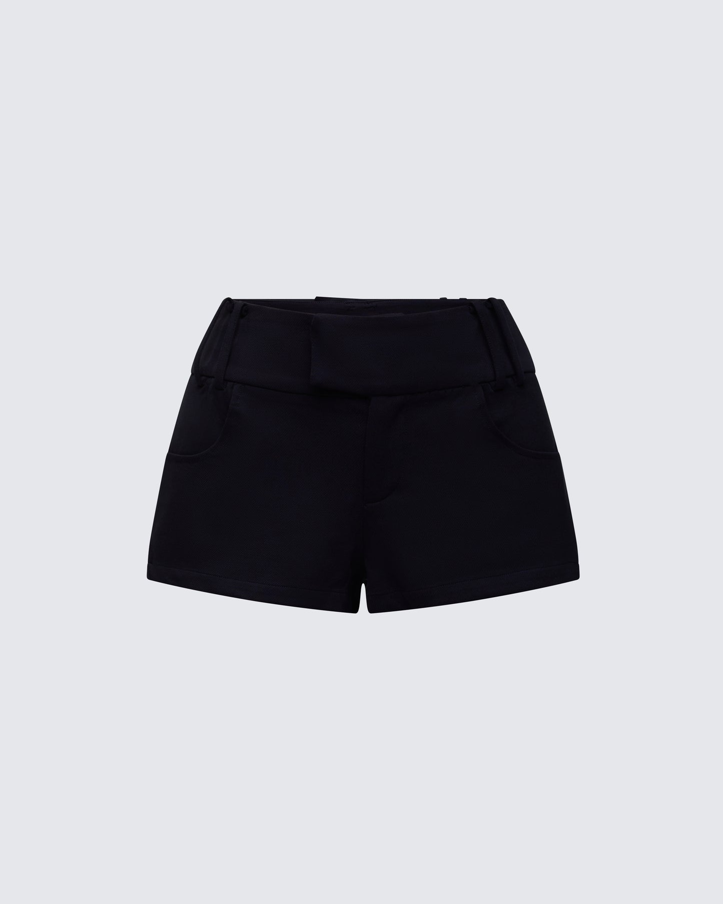 Tashi Black Tailored Micro Short product front