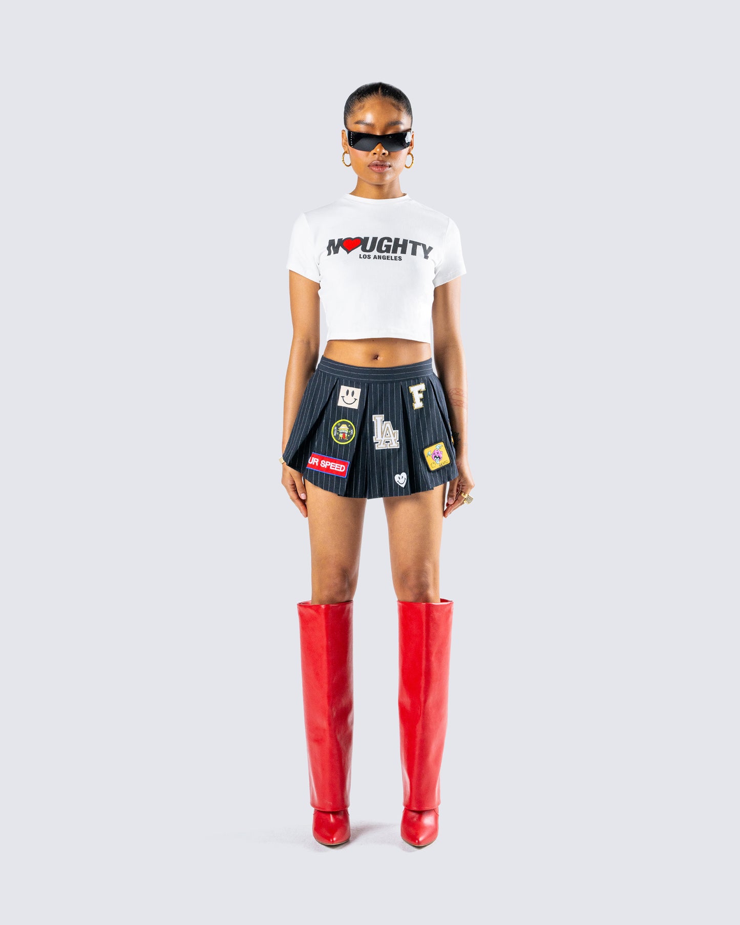 Teagan X-Rated Patched Set model front