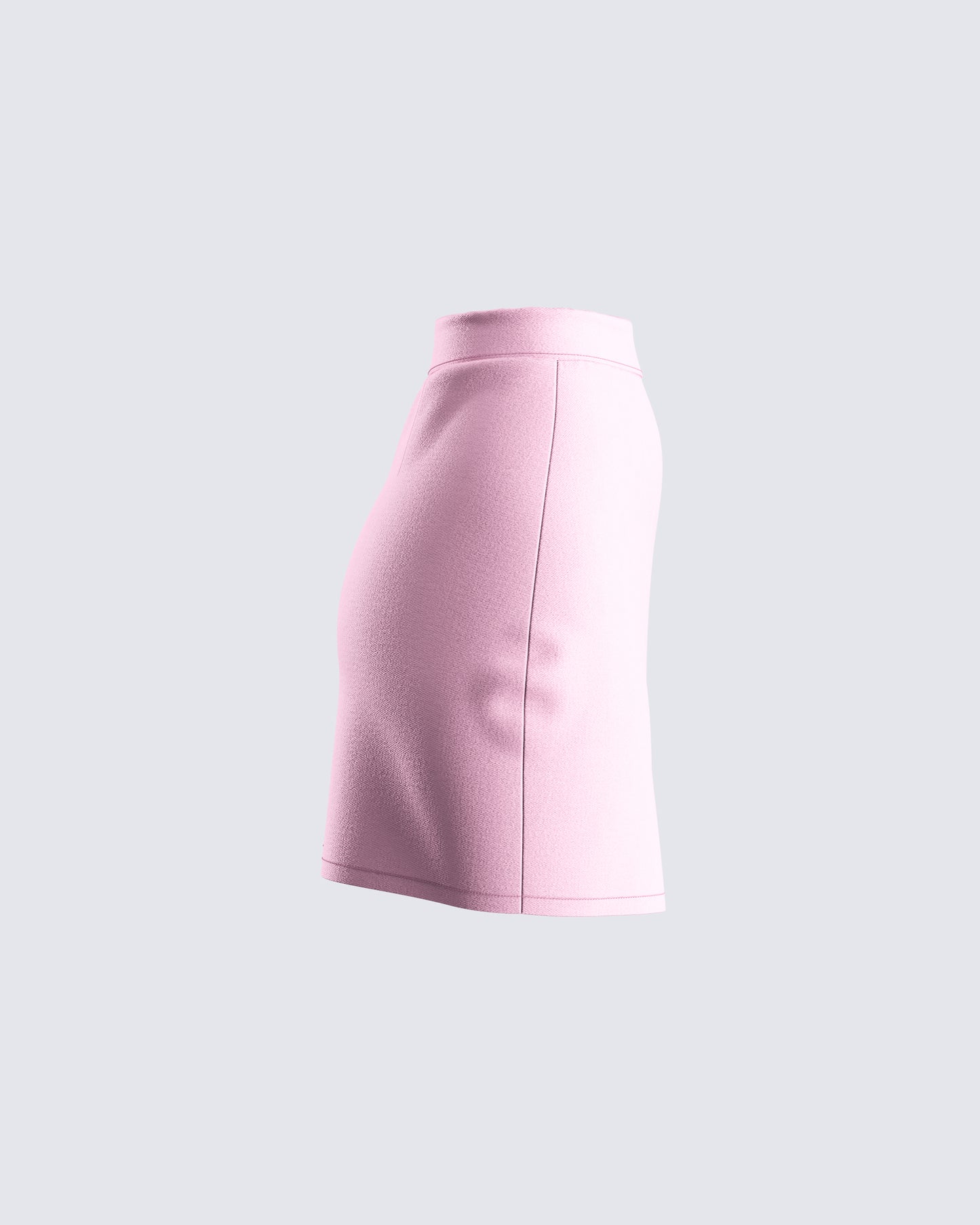 Teresa Pink High Waist Mini Skirt