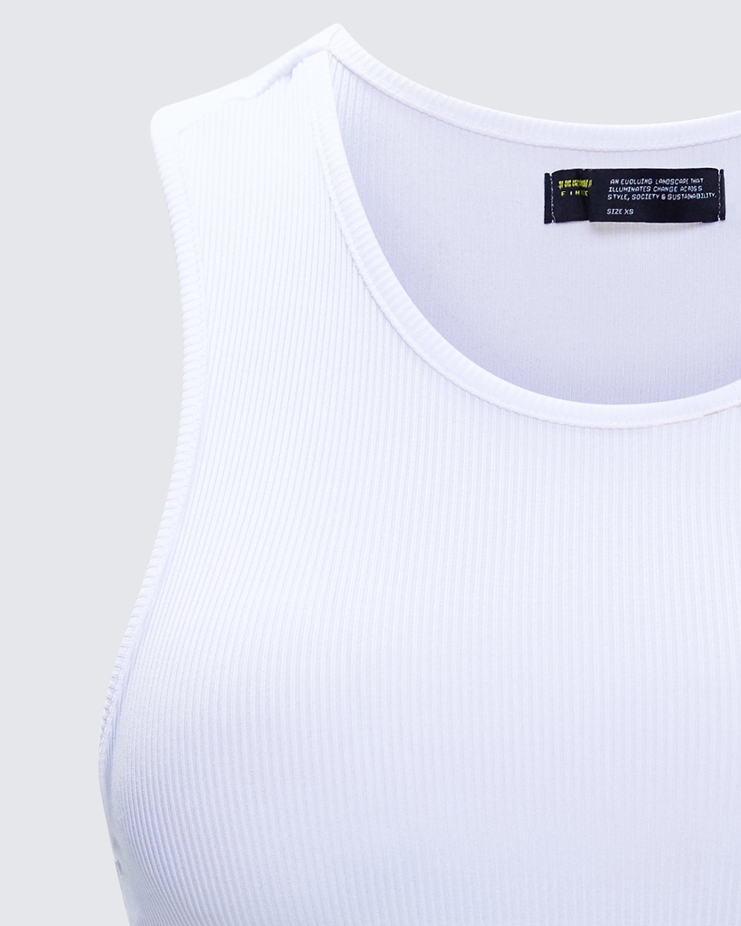 Thea White Jersey Tank